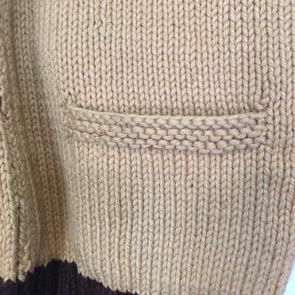 Vintage HANDKNIT CURLING SWEATER Wool unisex - Picture 8 of 16